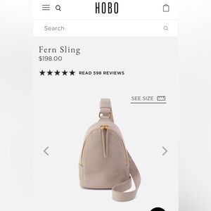HOBO Fern sling, like new
